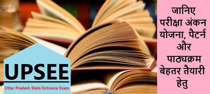 उत्तर प्रदेश राज्य प्रवेश परीक्षा; सिलेबस, पैटर्न और अंकन योजना